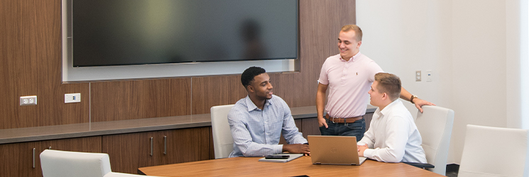 Graduate students at The University of Akron College of Business