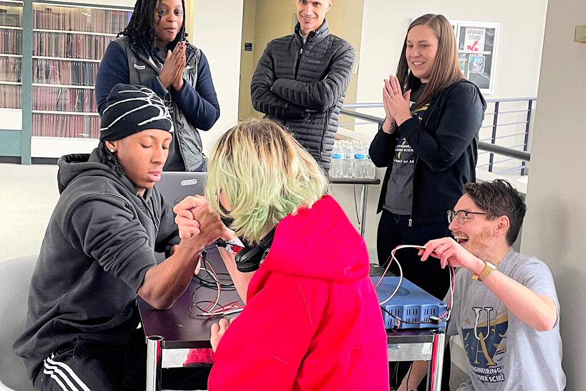 Upward Bound Math and Science and Department of Biomedical Engineering host engineering outreach event for APS students