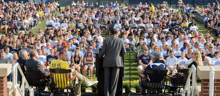 New Student Convocation 2012