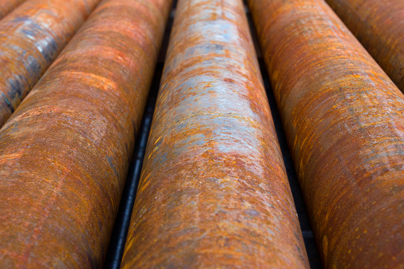 rusty pipes