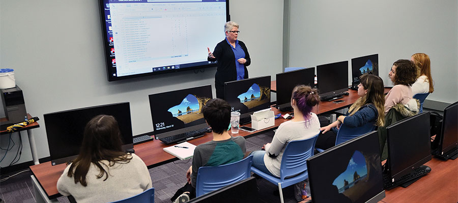 Criminal Justice class at The University of Akron